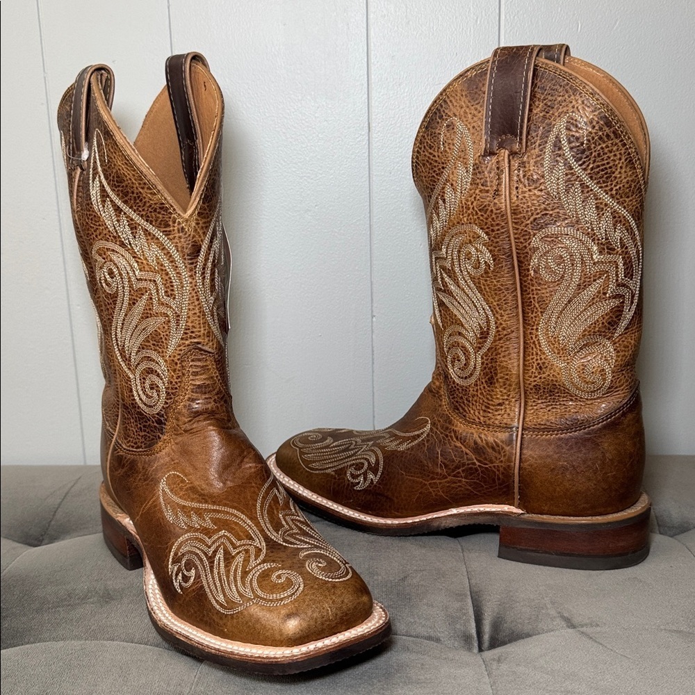 Justin 11” Llano Bent Rail Ladies' Western Boots Size 8.5 NEW - Picture 7 of 16